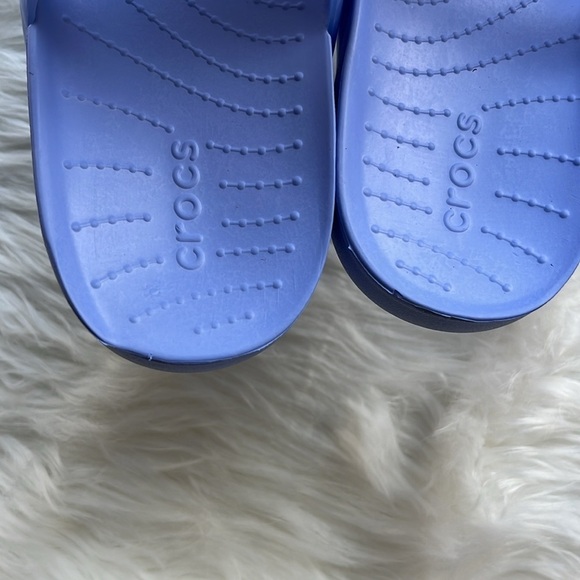 🆕 Crocs Women's Strappy Sandal Purple Size 9 Summer Casual Slip On Jelly Shoe - Picture 9 of 11